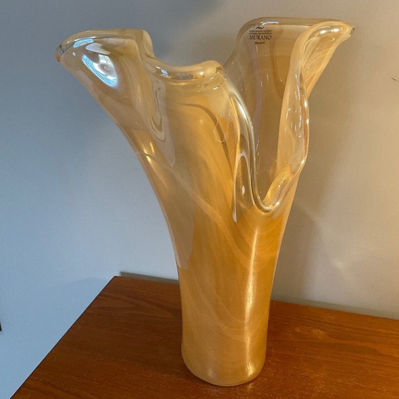 Murano-style Art Glass Vase by Tammaro Home - Handmade in Italy - Picture 1 of 16